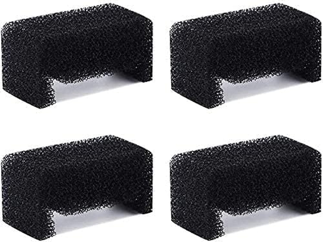 Cat Fountain Sponge Foam Filter, 4 Pack - Compatible with /Nautypaws Fountains, Removes Hair & Debris, Keeps Water Clean, Extends Pump Life
